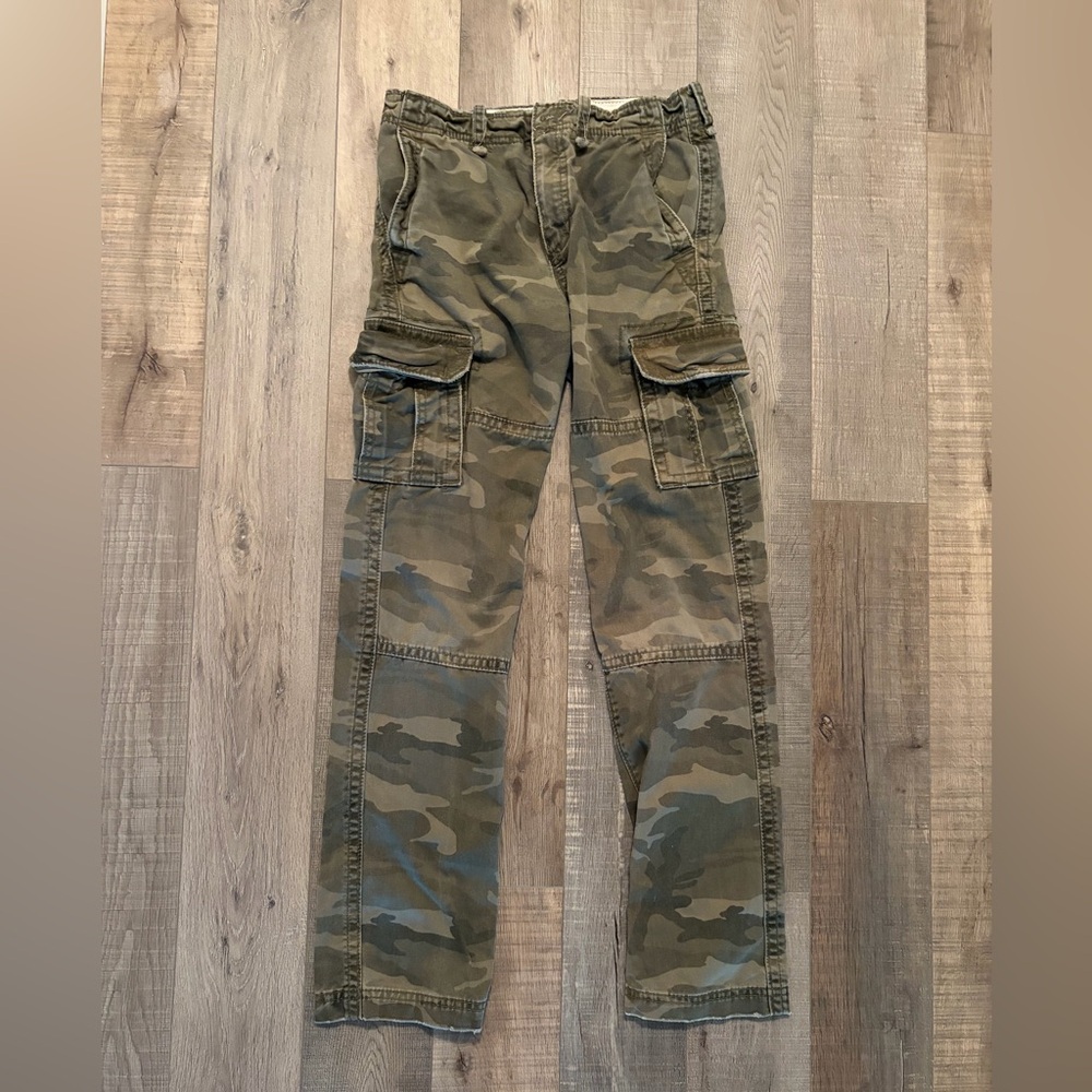 Abercrombie & Fitch Olive Cargo Pants